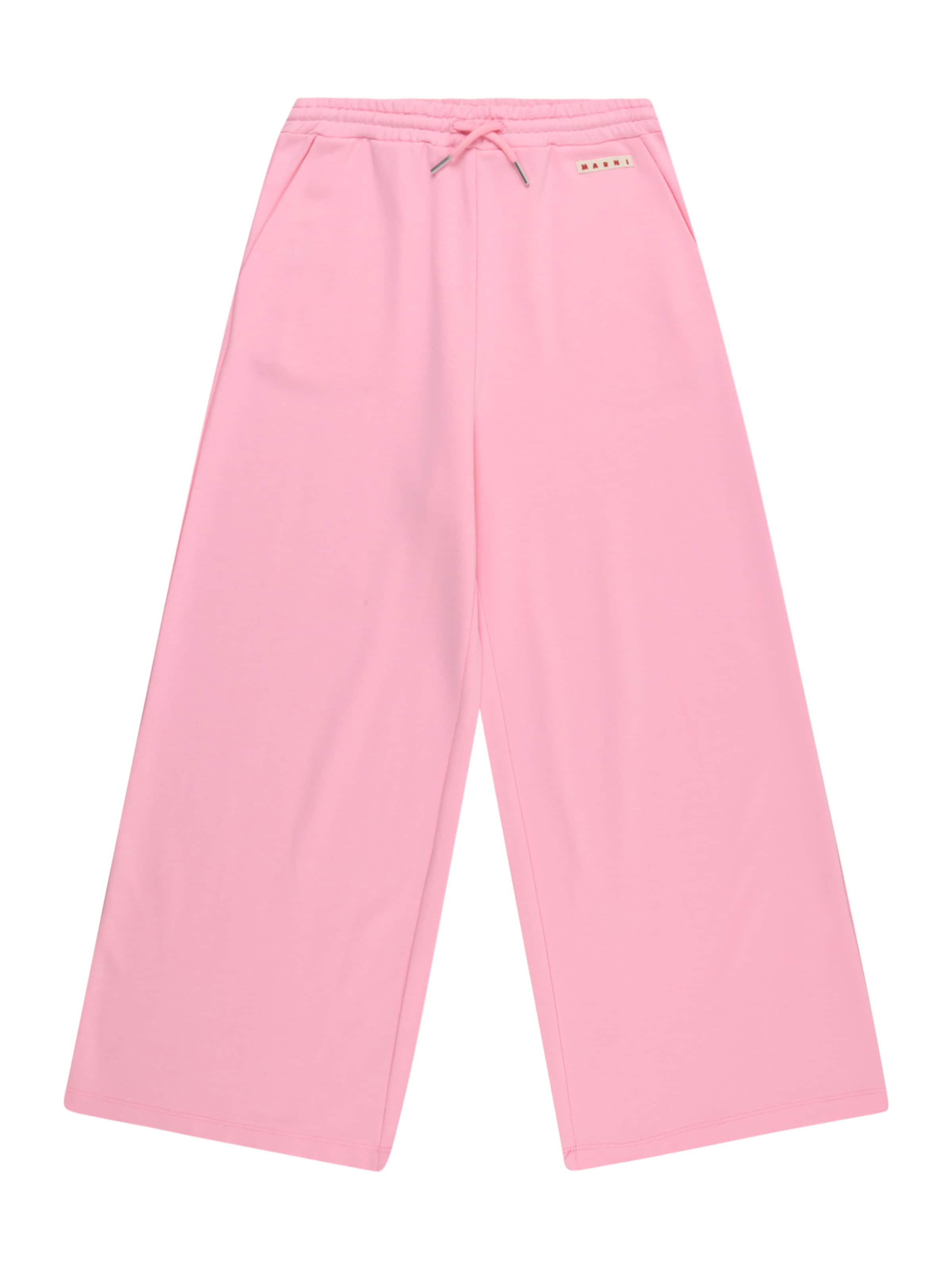 Wide leg Pantaloni di Marni in rosa: frontale