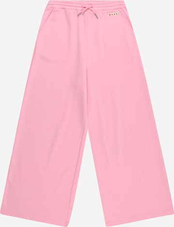 Wide Leg Pantalon Marni en rose : devant