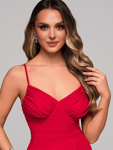 Ombre Evening dress in Red