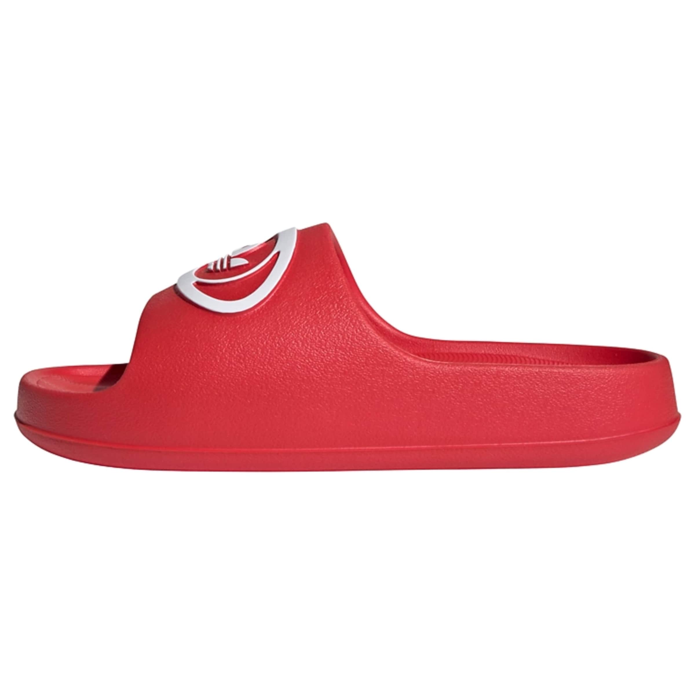 ADIDAS ORIGINALS - Zapatos abiertos 'Adilette 00s' en rojo: frente