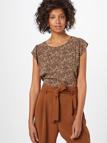 OPUS Blouse 'Fannie' in Brown: front