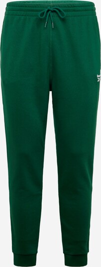 Reebok Workout Pants 'IDENTITY' in Dark green / White, Item view