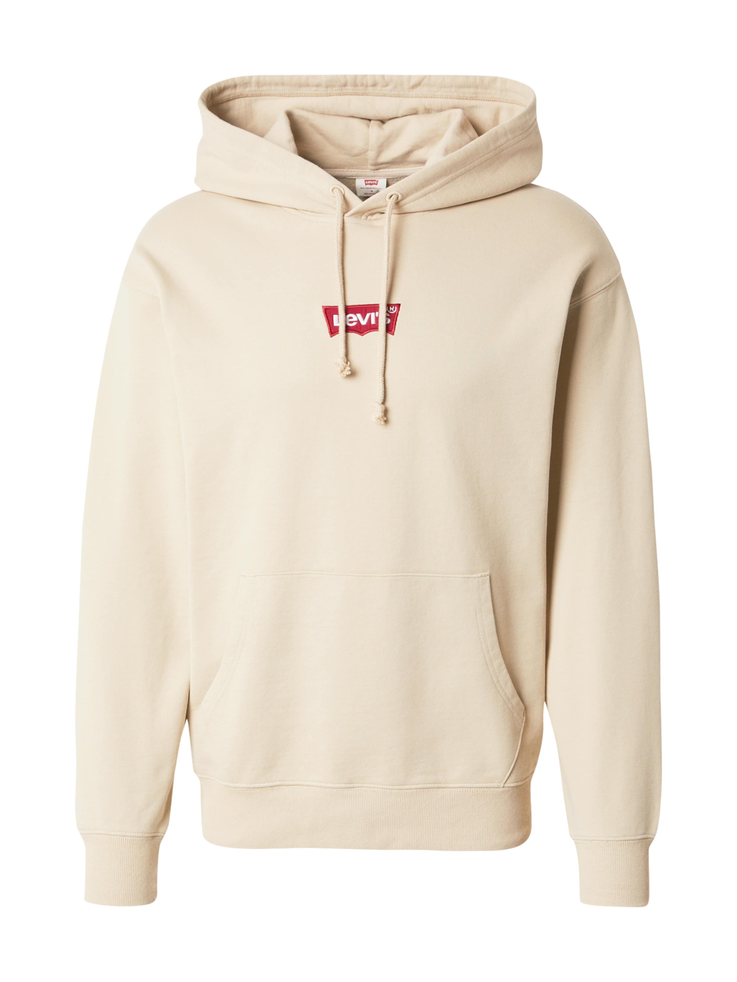 LEVI'S ® Regular Fit Sweatshirt 'Relaxed Graphic Hoodie' in Weiß: Vorderseite