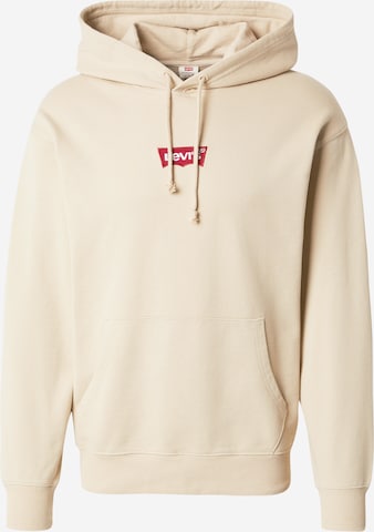 LEVI'S ® Regularny krój Bluzka sportowa 'Relaxed Graphic Hoodie' w kolorze biały: przód