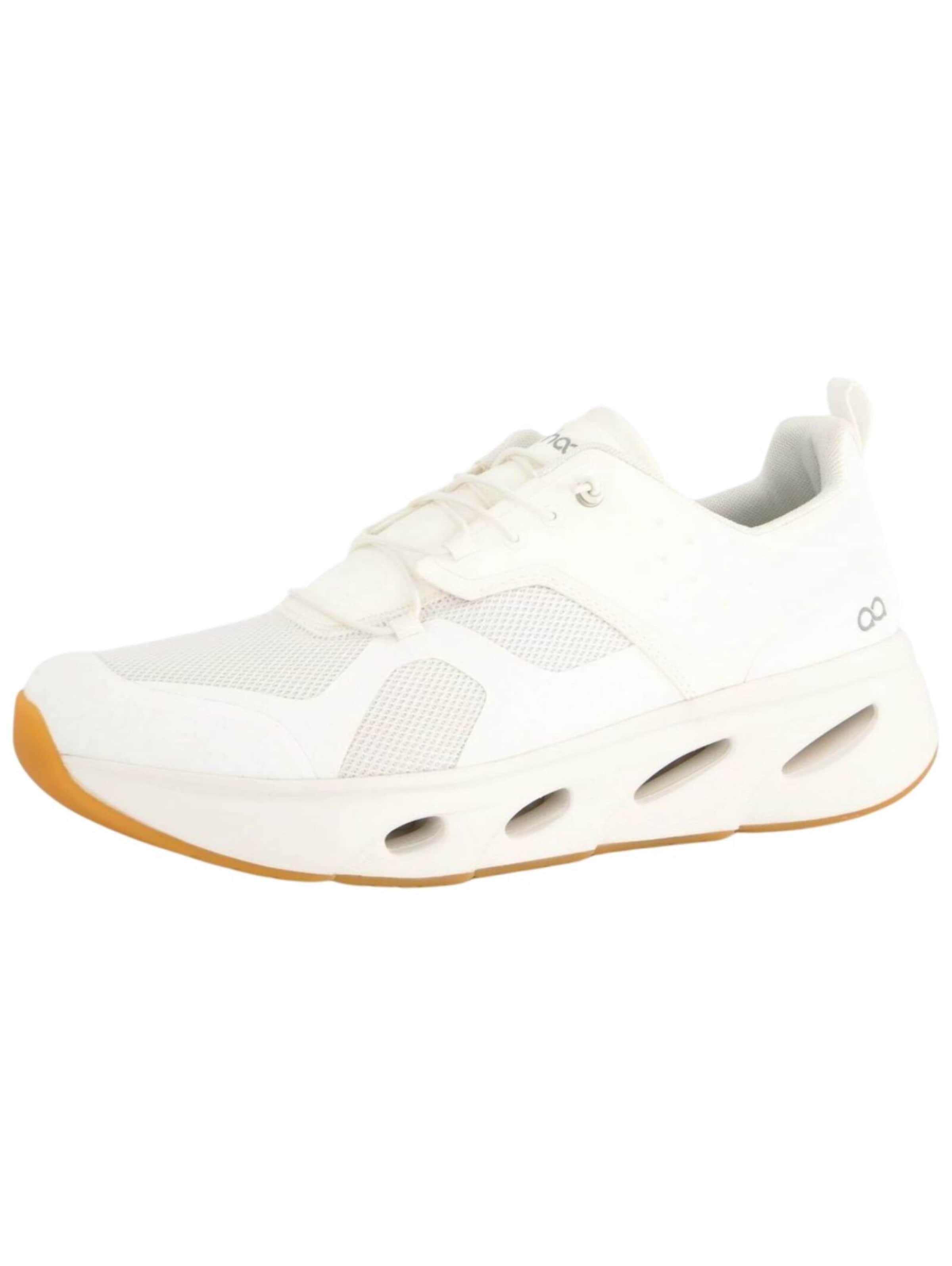 Sneaker bassa di Tenhaag in bianco: frontale