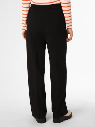 Regular Pantalon à plis Marie Lund en noir
