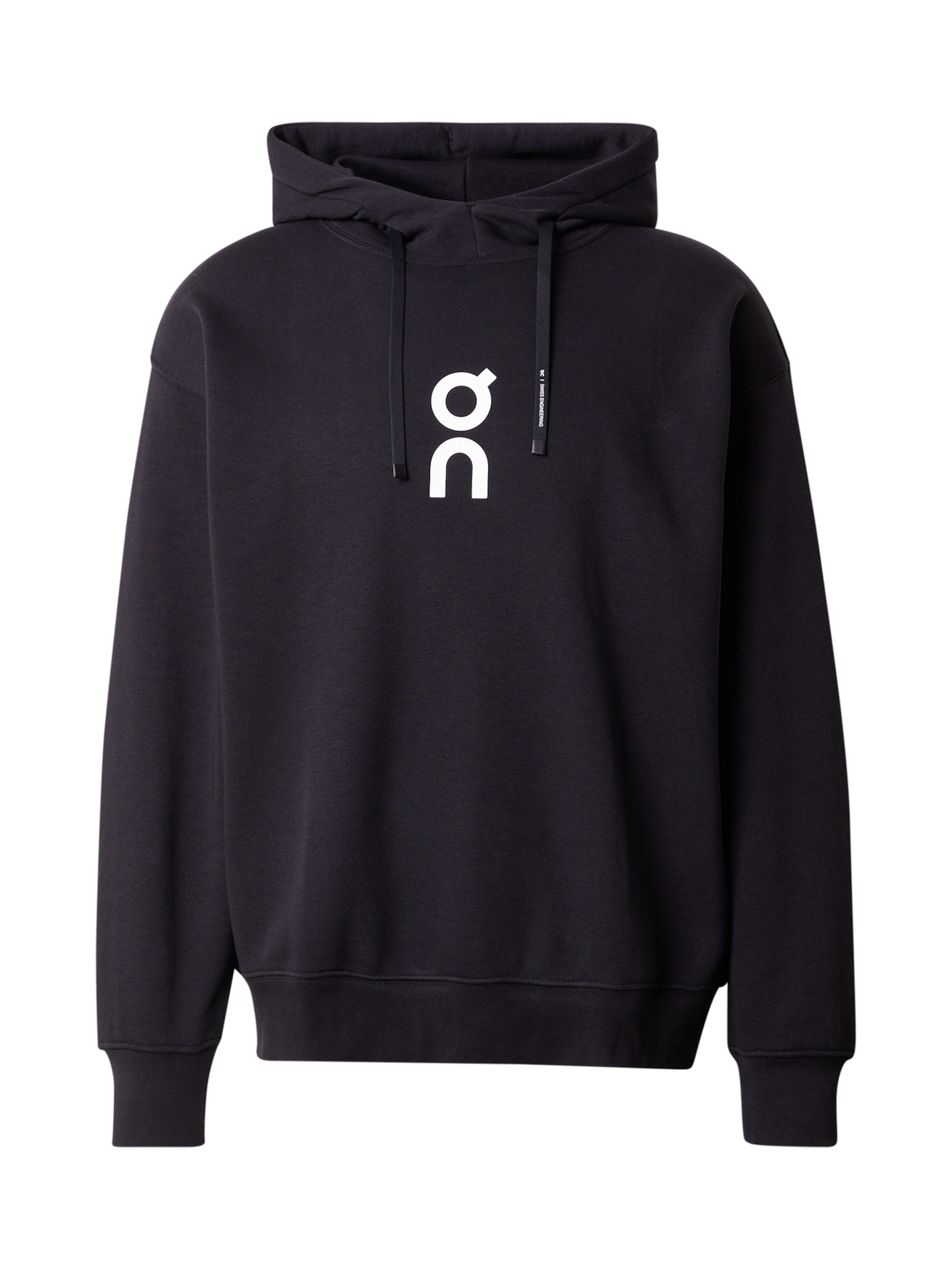 On Sweatshirt 'Club' in Black: front