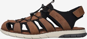 Rieker Hiking Sandals '252546' in Brown: front