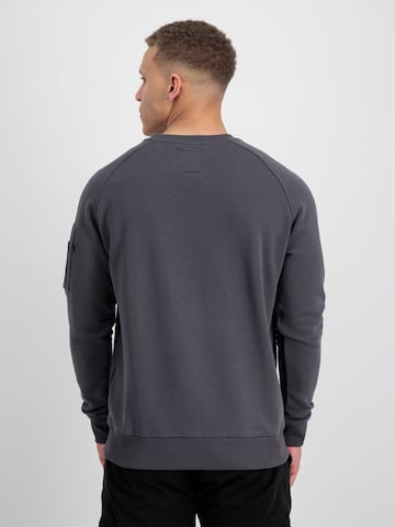 ALPHA INDUSTRIES Sweatshirt 'X-Fit' in Grey