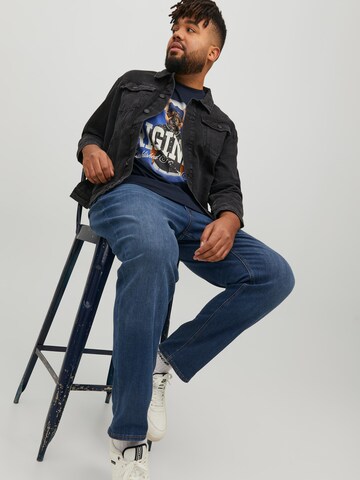 Regular Jean 'Glenn' JACK & JONES en bleu