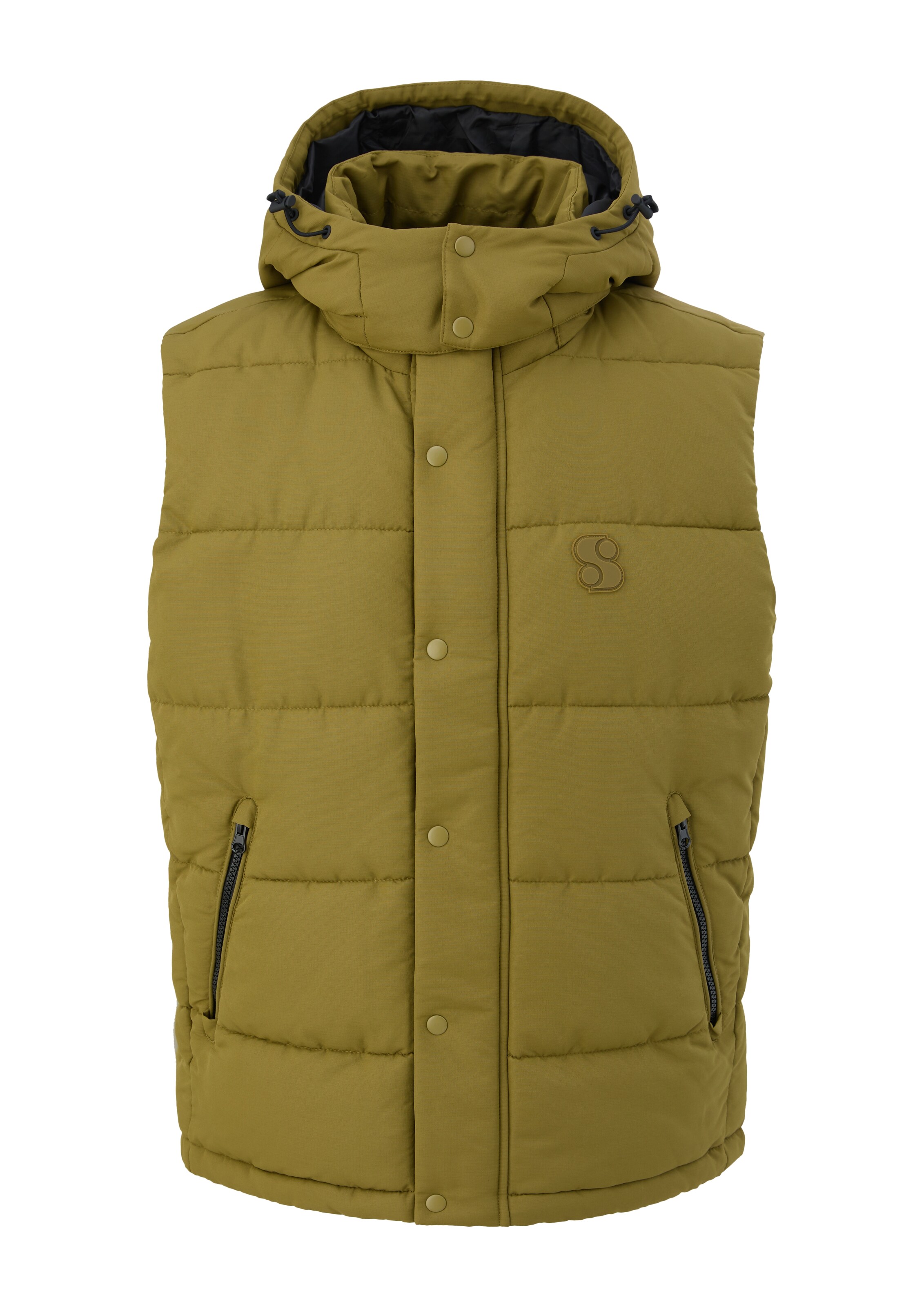 s.Oliver Bodywarmer in Groen: voorkant
