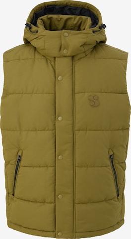 s.Oliver Bodywarmer in Groen: voorkant