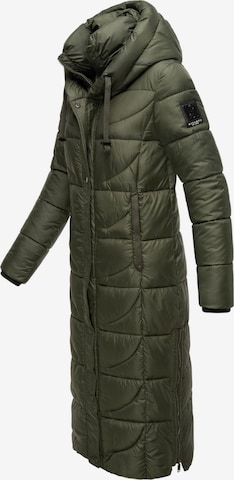 NAVAHOO Zimný kabát 'Waffelchen' - Zelená