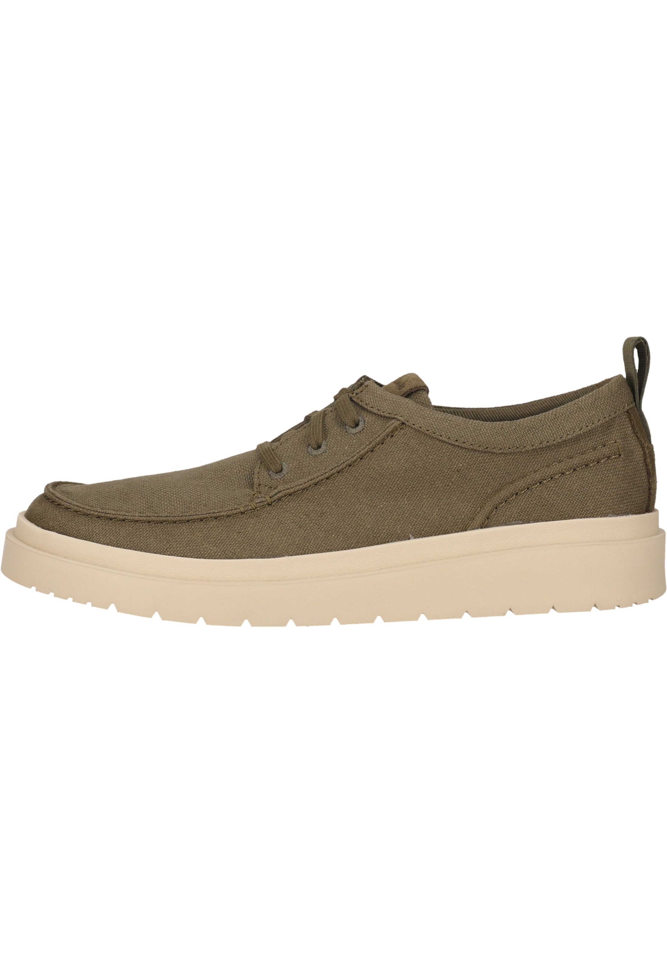 CLARKS Schnürschuhe 'Polden Moc' in Grün