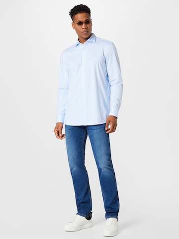 OLYMP Regular fit Button Up Shirt in Blue