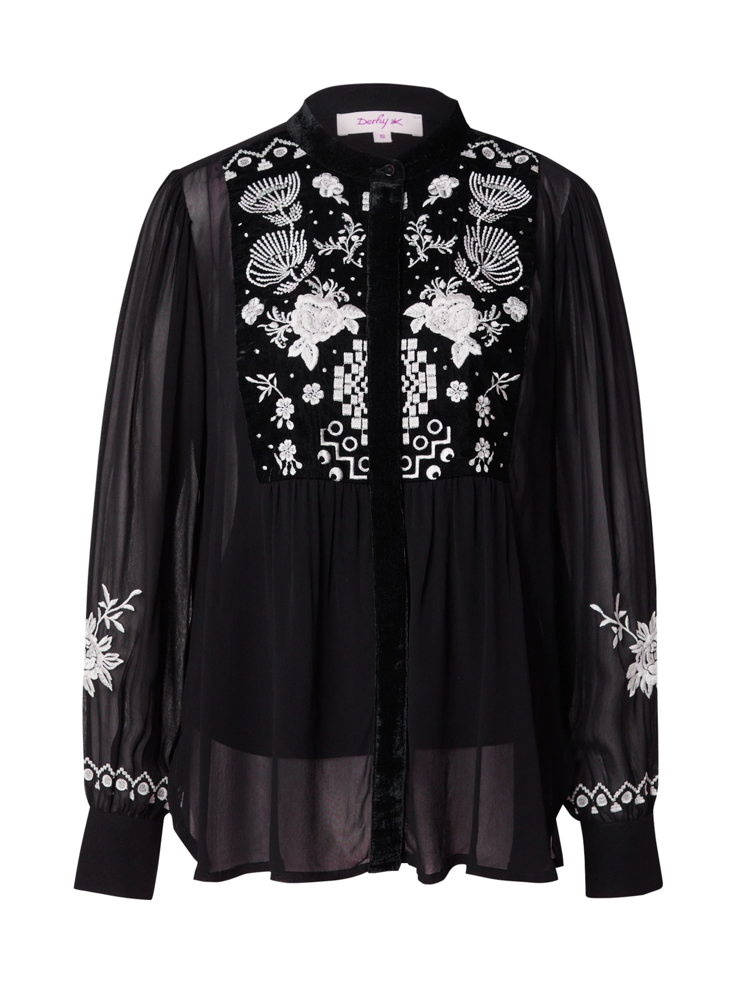 Derhy Pluus 'INDIA', värv must: eest vaates