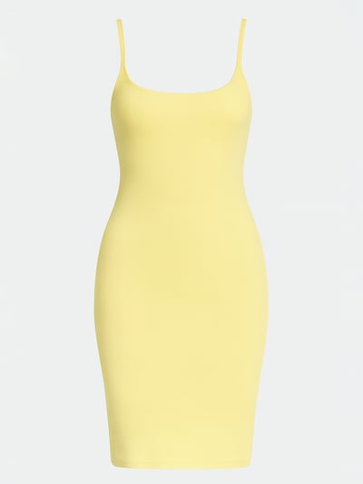 Nudyess Sommerkleid '1017A' in pastellgelb, Produktansicht