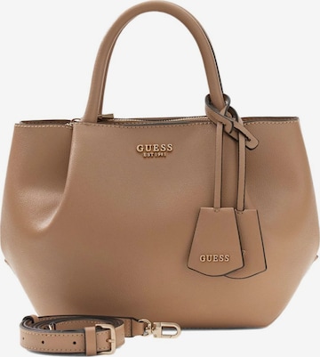 GUESS Handbag 'Amorette Girlfriend' in Beige: front