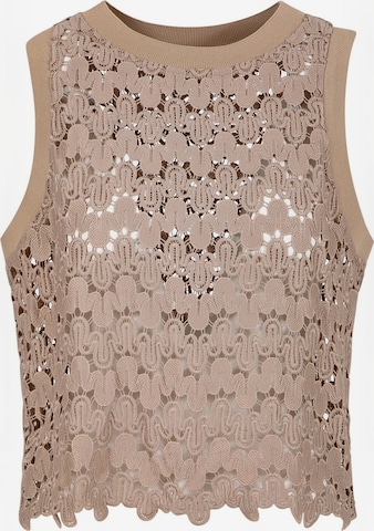 Haut ' Lace ' Coster Copenhagen en gris : devant