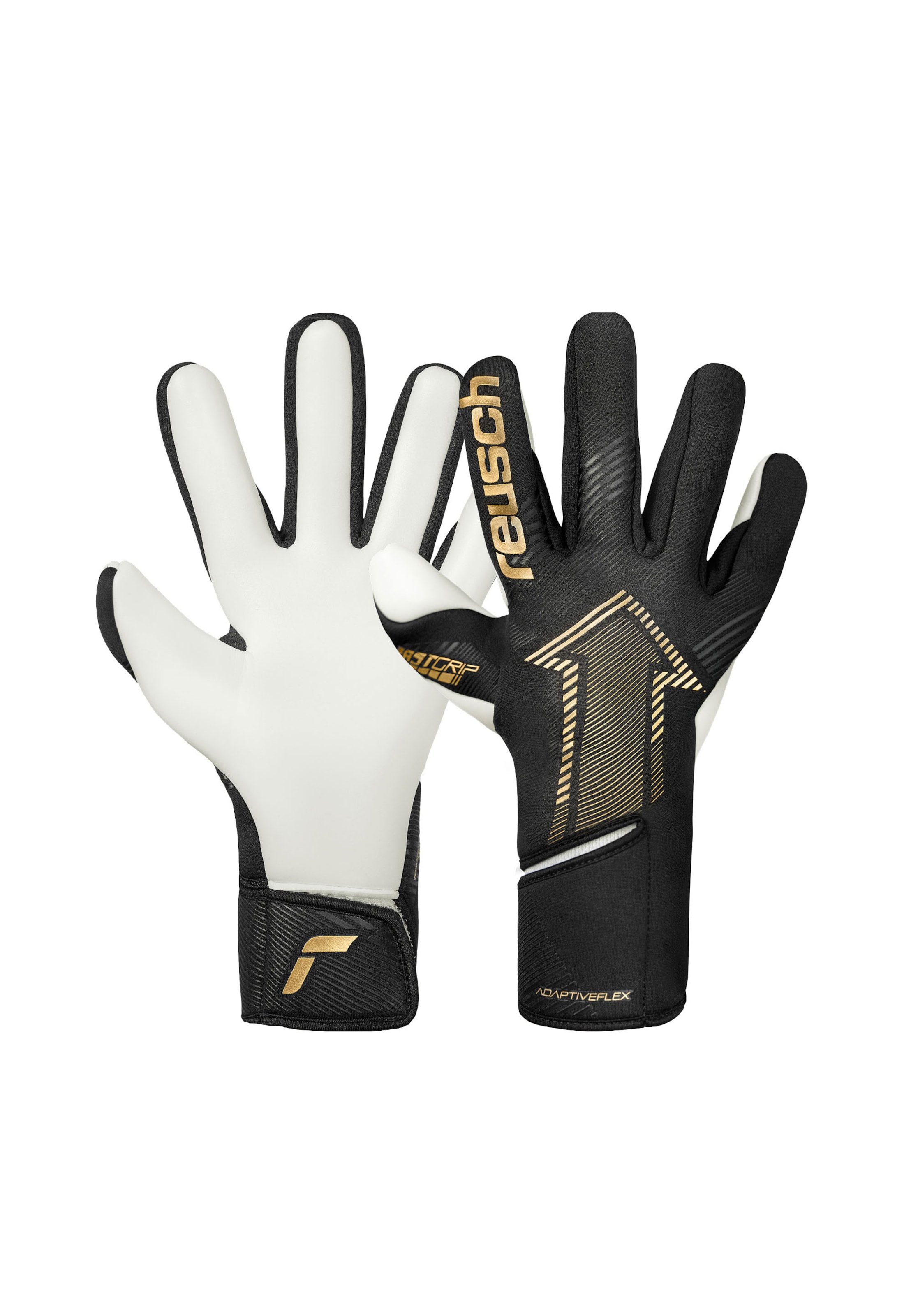 REUSCH Sports gloves 'Fastgrip Gold' in Black: front