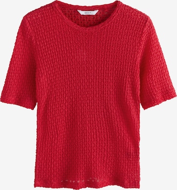 sarkans Next T-Krekls: no priekšpuses