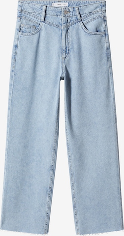 Regular Jeans 'Bohemian' de la MANGO pe albastru: față