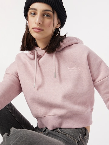 Sweat-shirt Superdry en rose