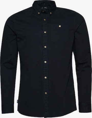 Superdry Regular fit Button Up Shirt in Blue: front