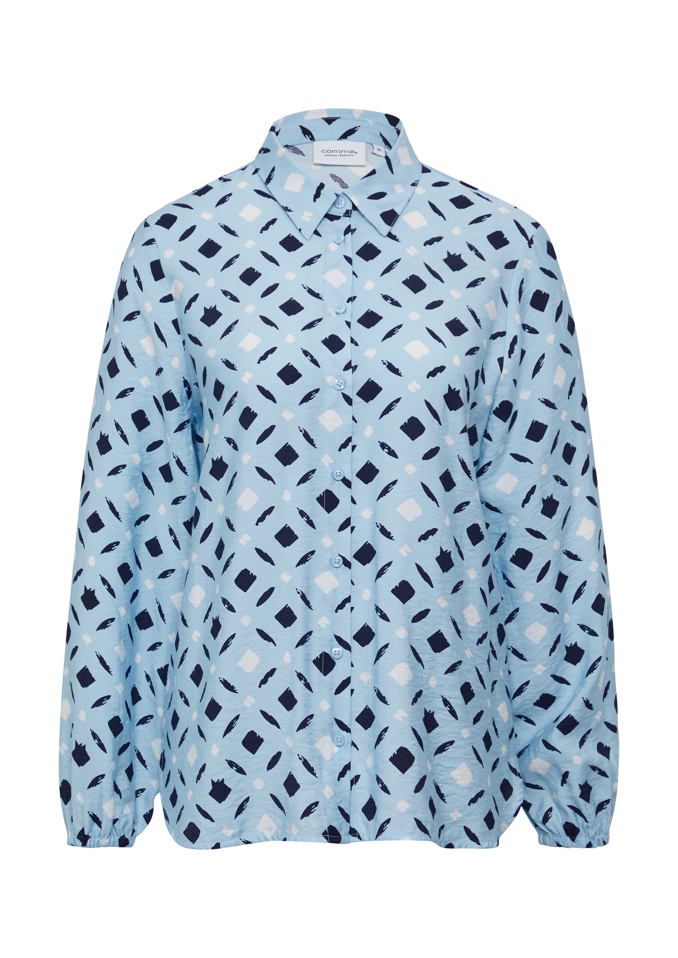 comma casual identity Blouse in Blue: front