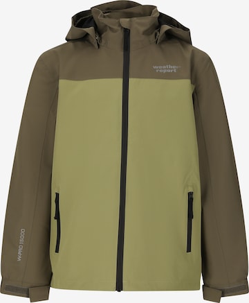 Veste fonctionnelle 'Borise Jr.' Weather Report en vert : devant