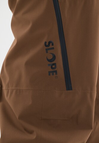 SLOPE Loosefit Skihose 'Zuki' in Braun