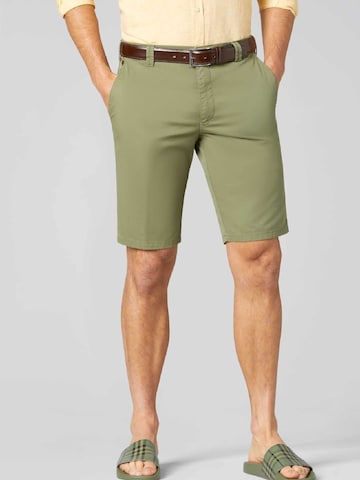 MEYER Slimfit Broek 'Palma' in Groen: voorkant