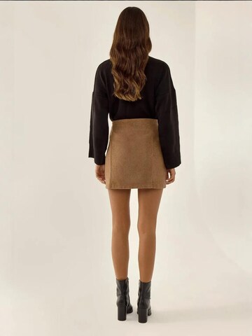 Hiccup Skirt in Brown