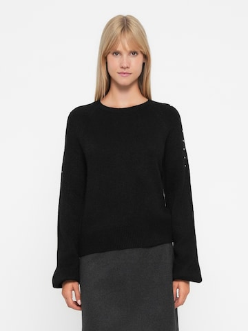 JDY Πουλόβερ 'JDYPEARL' σε μαύρο: μπροστά