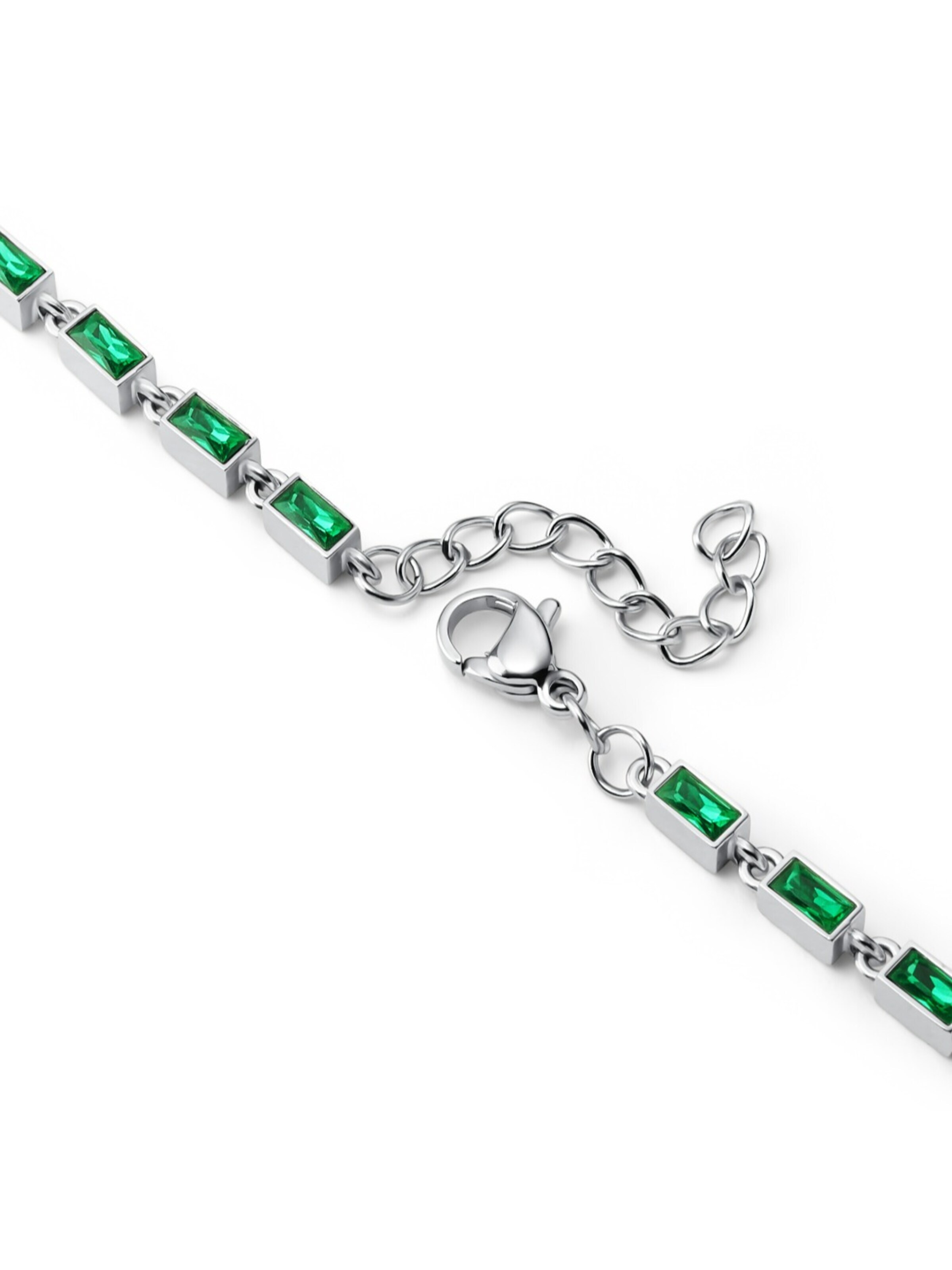 Arkai Necklace 'Facet' in Green