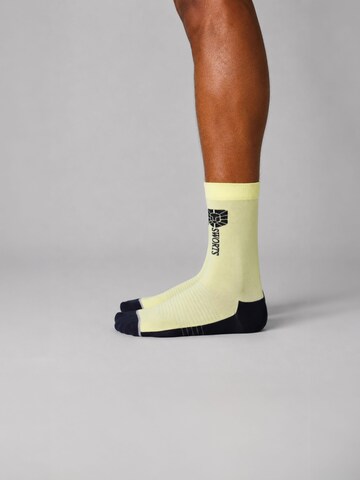 SWORTS Athletic Socks 'WFW' in Yellow