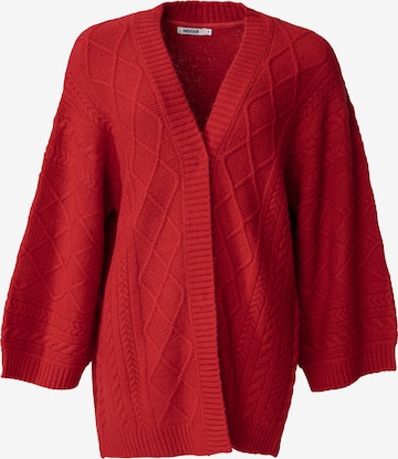 Indiska Knit Cardigan 'HOLLY' in Red: front