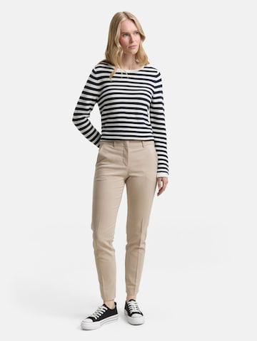 TOM TAILOR Slimfit Broek 'Mia' in Grijs