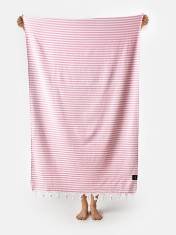 MARSIKOH Beach Towel 'Marine' in Pink