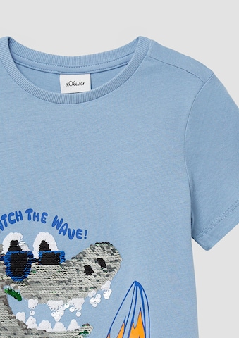 T-Shirt s.Oliver en bleu