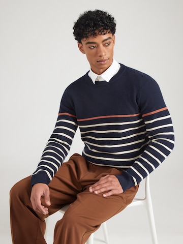 INDICODE JEANS Neulepaita 'Mars' värissä sininen: etupuoli