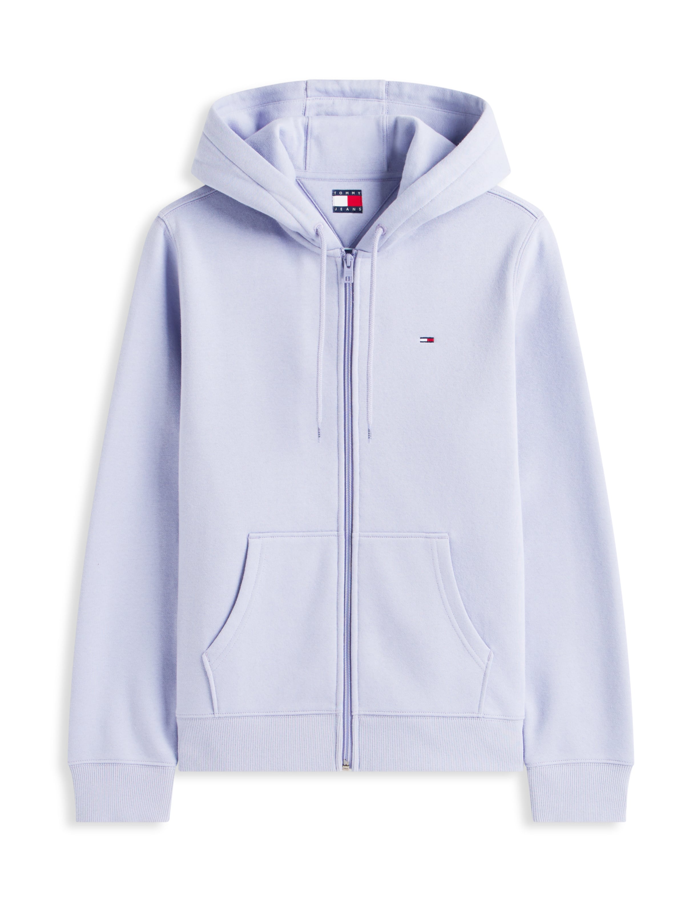 Tommy Jeans Sweat jacket in Blue: front