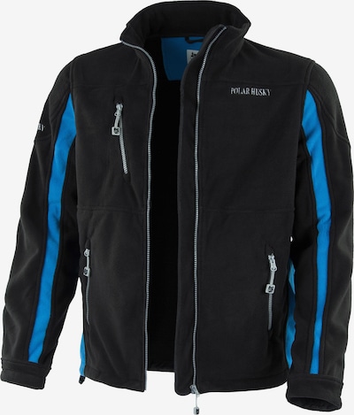 Polar Husky Funktionele fleece-jas in de kleur Blauw / Zwart, Productweergave