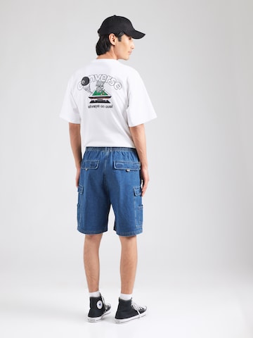 Loosefit Jeans cargo CONVERSE en bleu