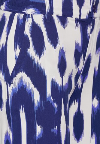 STREET ONE Wide Leg Hose in Blau