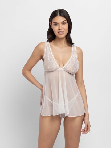 Lenjerie sexy 'CAMISOLE' de la Dorina pe alb: față