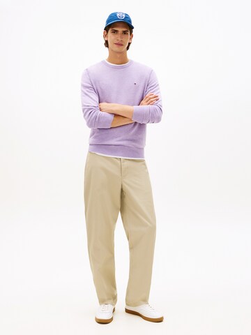 Pulover 'ESSENTIAL' de la TOMMY HILFIGER pe mov