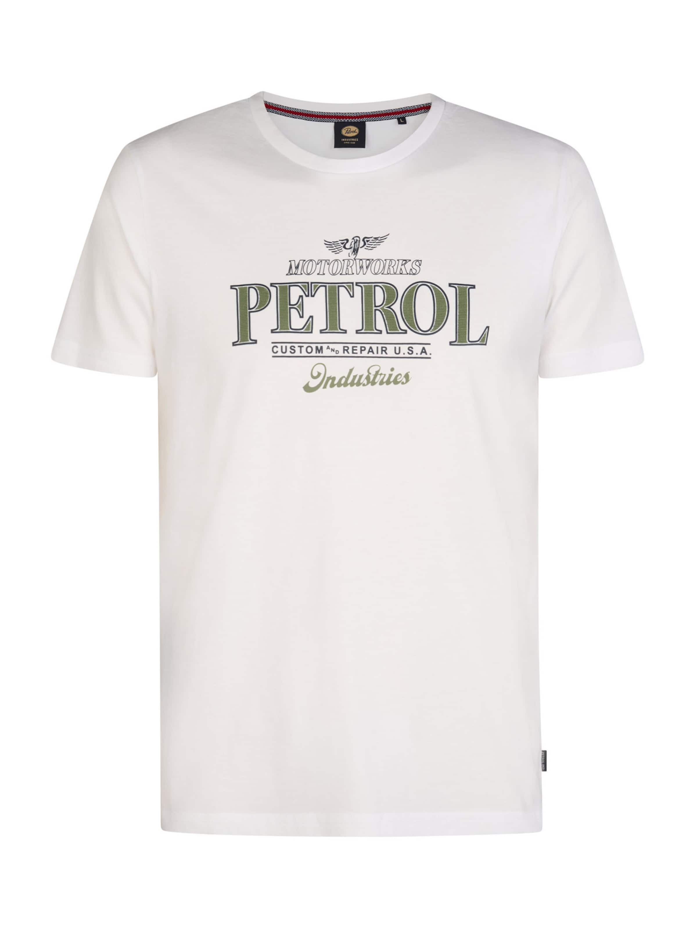Petrol Industries Shirt in Wit: voorkant