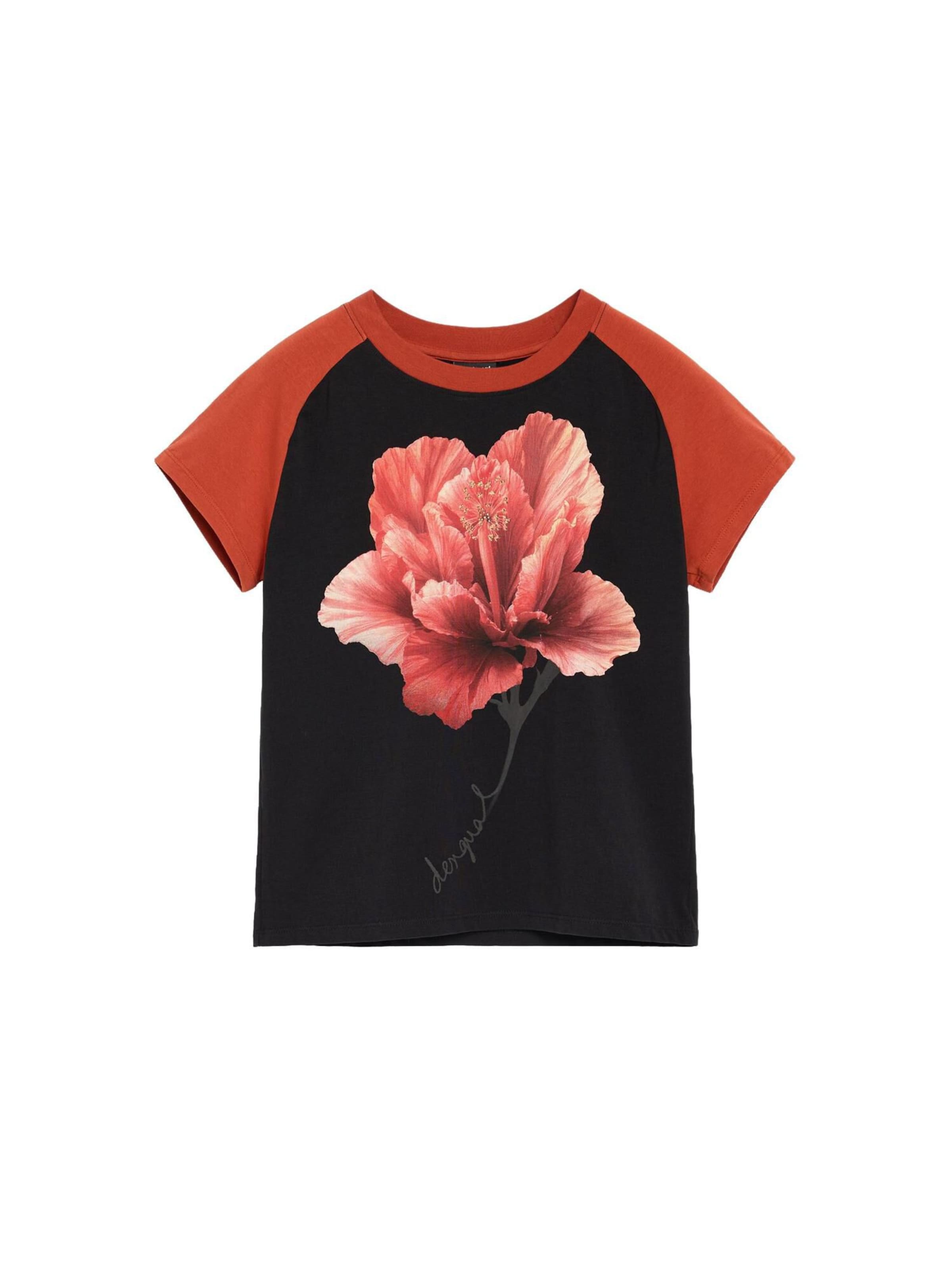 T-shirt Desigual en noir : devant