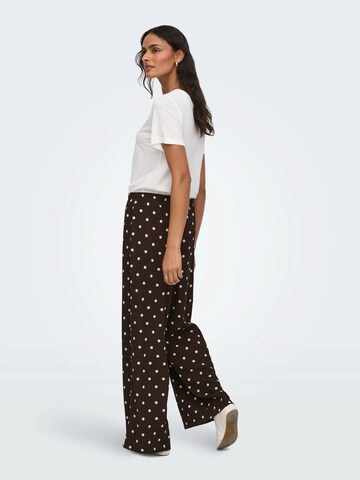 JDY Loose fit Pants 'JDYDEBBIE' in Brown